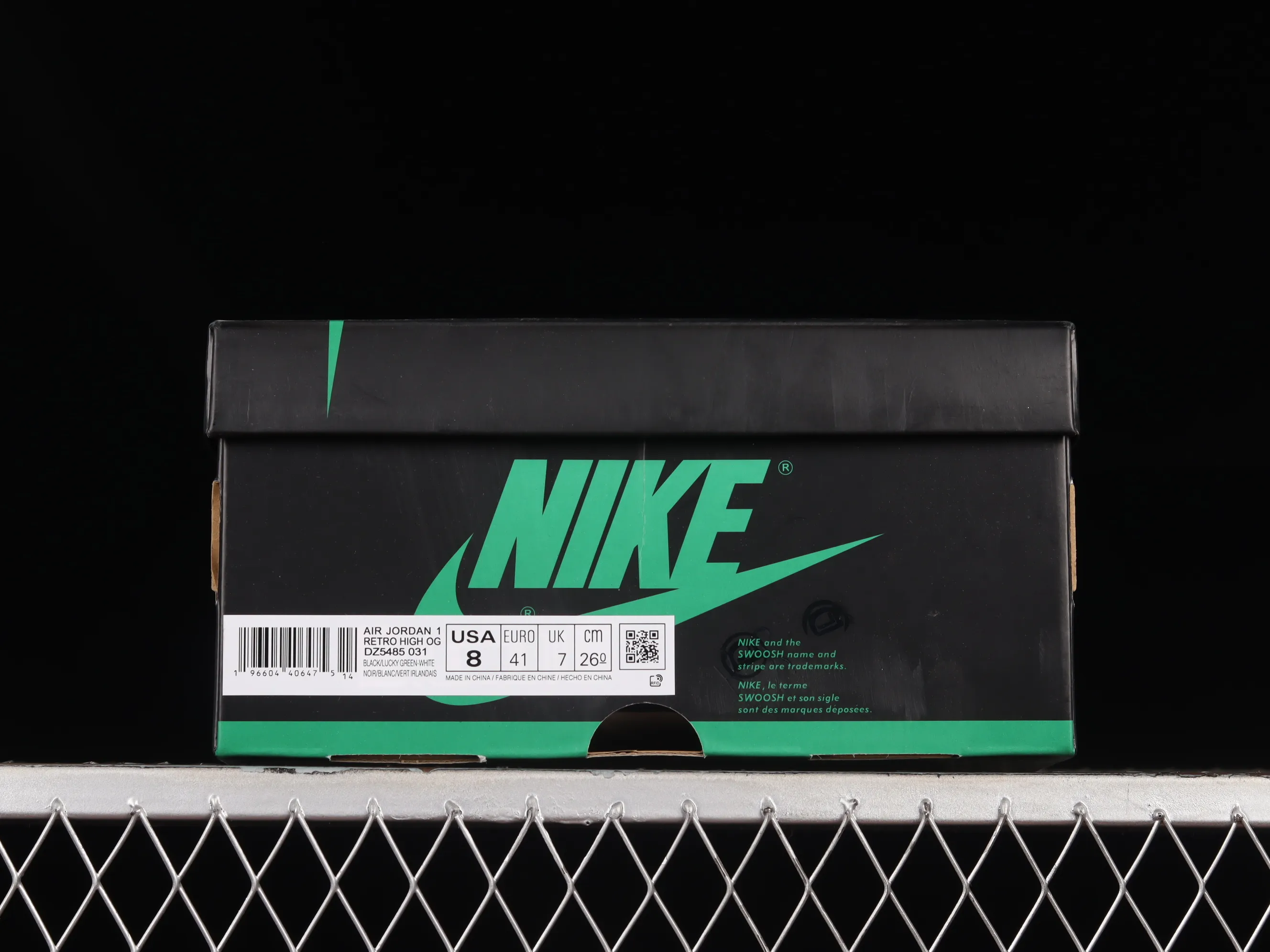 All Categories Air Jordan Jordan Series Basketball Shoes Air Jordan 1 High Made in Guangdong Pure Original Air Jordan 1 High OG "Lucky Green" AJ1 Joe 1 Celtics Black Green Toe DZ5485-031